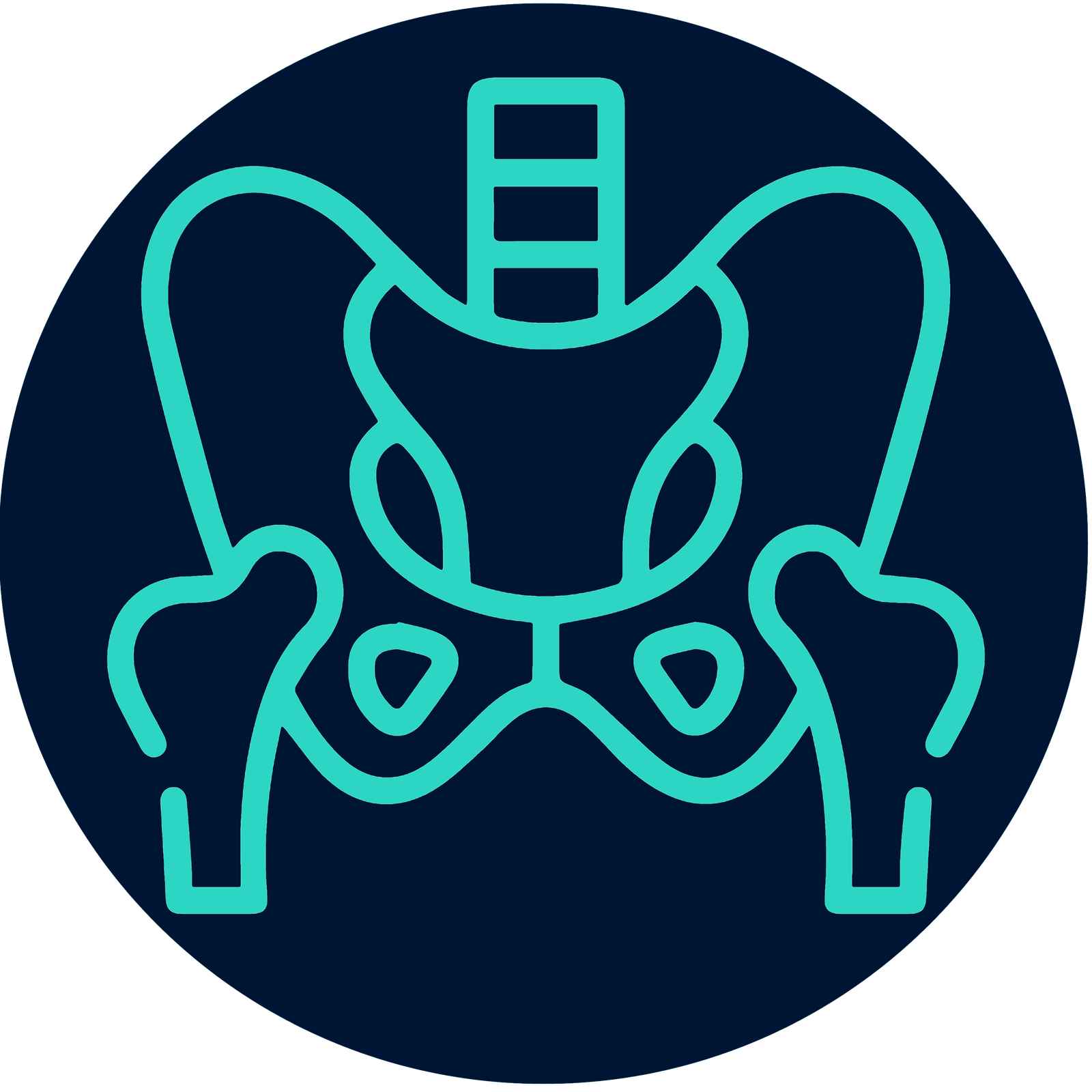 icon DEXA Bone blue